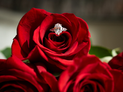 wedding photography space coast rose ring engagement diamond